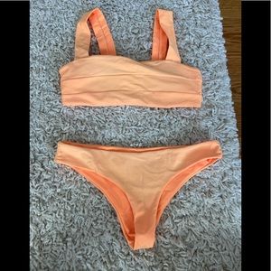 Orange bikini